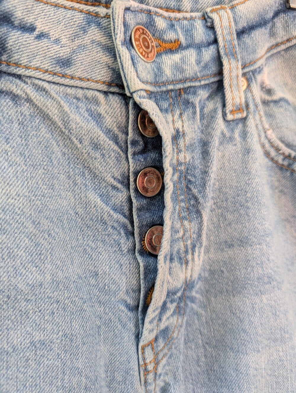 Wild Fable Medium Wash High Rise Straight Leg Denim Jeans Sz 6 - Picture 8 of 9